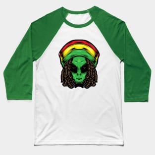 Reggae alien Baseball T-Shirt